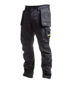 Apache Bancroft Black Grey Slim Fit Stretch Holster Trouser - Work Trousers