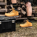 DeWalt Carlisle 6 Eyelet Wheat Nubuck Safety Boot SB - Safety Boot