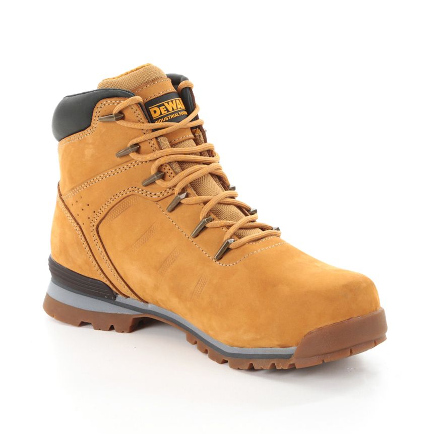 DeWalt Carlisle 6 Eyelet Wheat Nubuck Safety Boot SB - Safety Boot