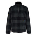 DeWalt Deansway 1/4 Zip Check Printed Sherpa Fleece - Work Fleece