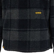 DeWalt Deansway 1/4 Zip Check Printed Sherpa Fleece - Work Fleece