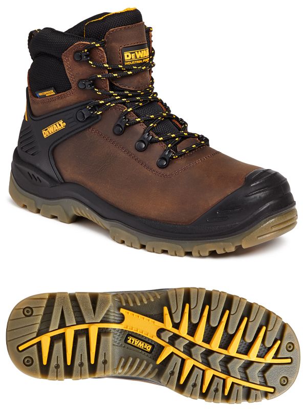 DeWalt Newark Brown Waterproof Safety Hiker S3 - Safety Boot