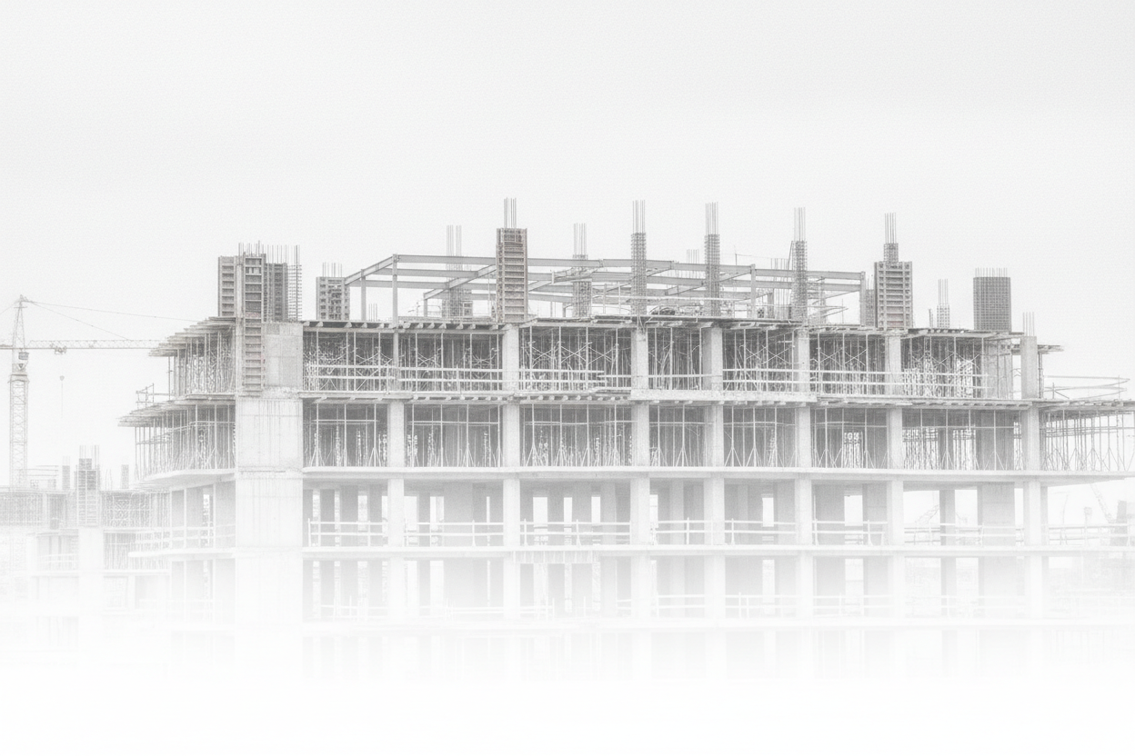 Faded Construction Site Background