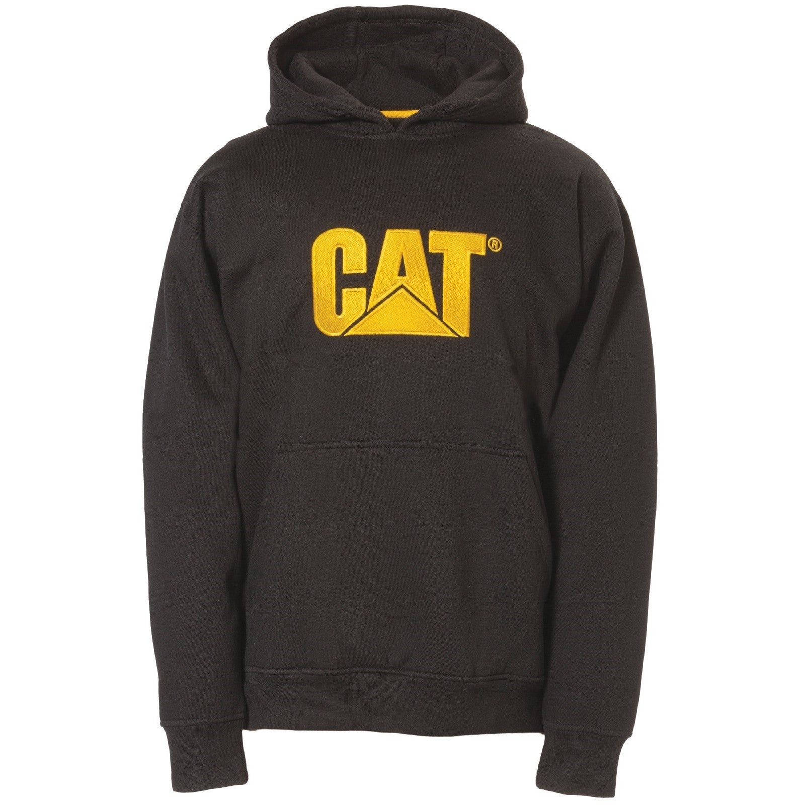 Caterpillar Trademark Hooded Sweatshirt Black (10173) - Work Sweatshirts
