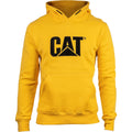 Caterpillar Trademark Hooded Sweatshirt Yellow/Black (10173) - Work Sweatshirts