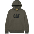 Caterpillar Trademark Hooded Sweatshirt Army Moss Heather (10173) - Work Sweatshirts
