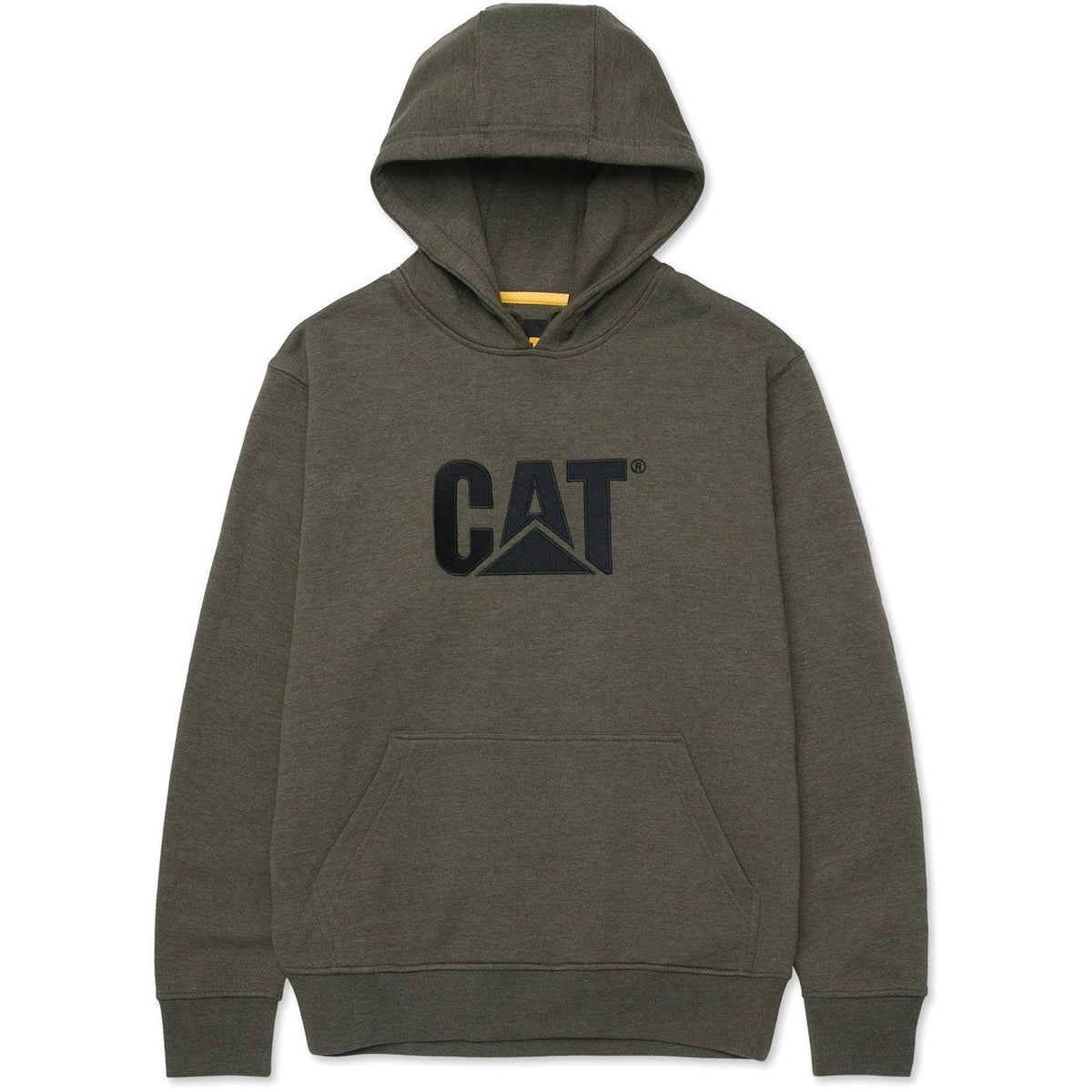 Caterpillar Trademark Hooded Sweatshirt Army Moss Heather (10173) - Work Sweatshirts