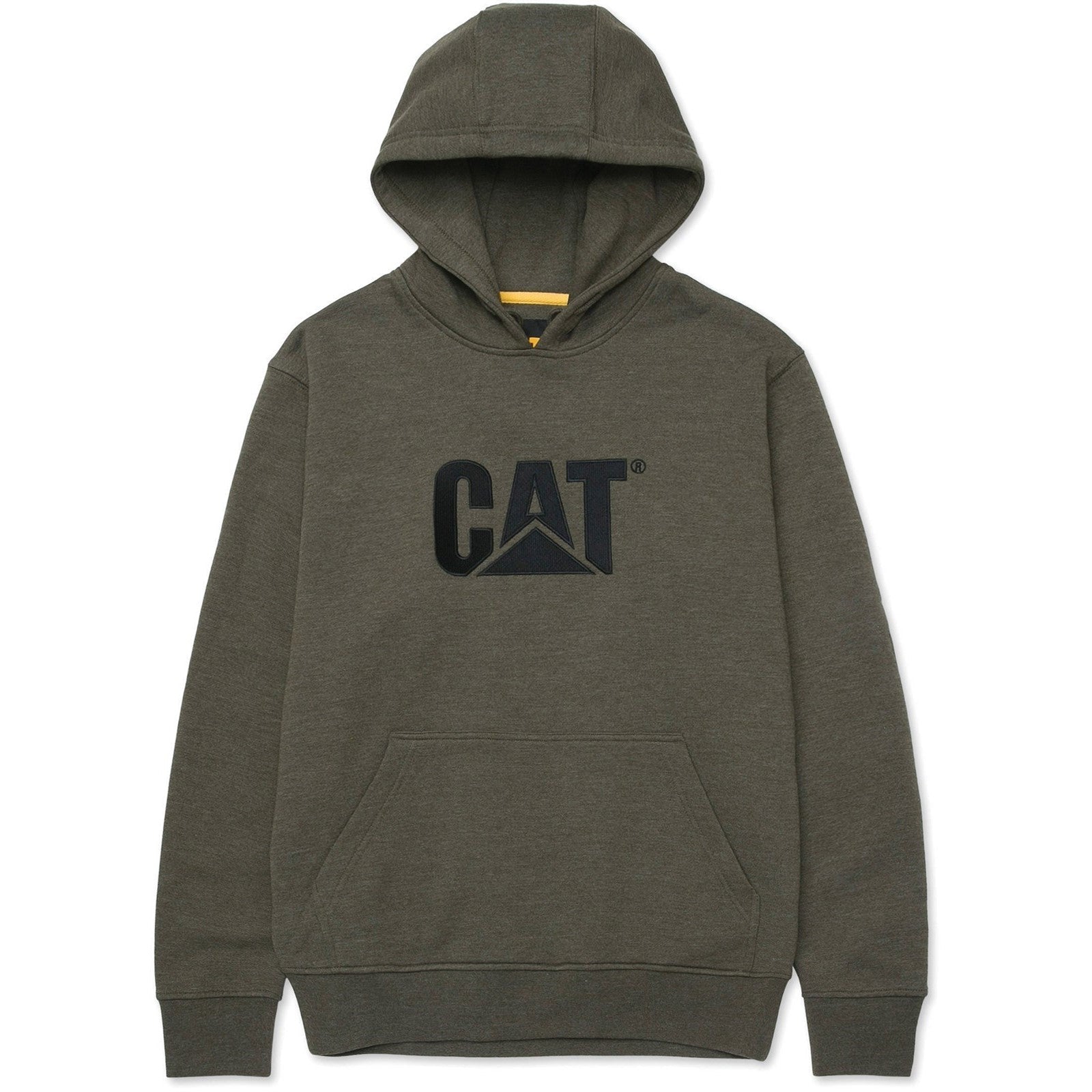 Caterpillar Trademark Hooded Sweatshirt Army Moss Heather (10173) - Work Sweatshirts