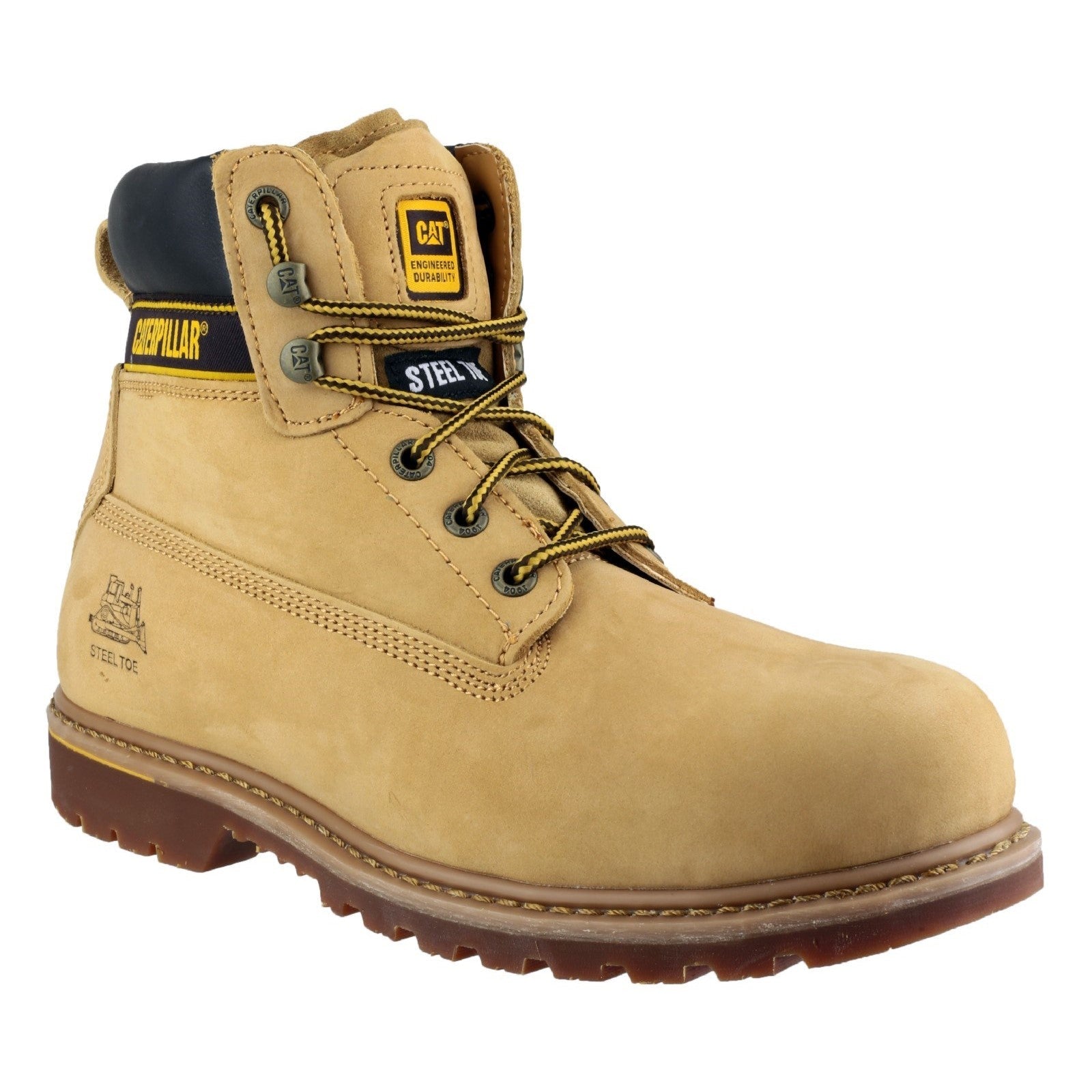 Caterpillar Holton S3 Safety Boot S3 Honey (16076) - Safety Boots