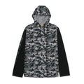 Caterpillar Hooded Long Sleeve Tee Stone Camo (29577) - Work T-Shirts