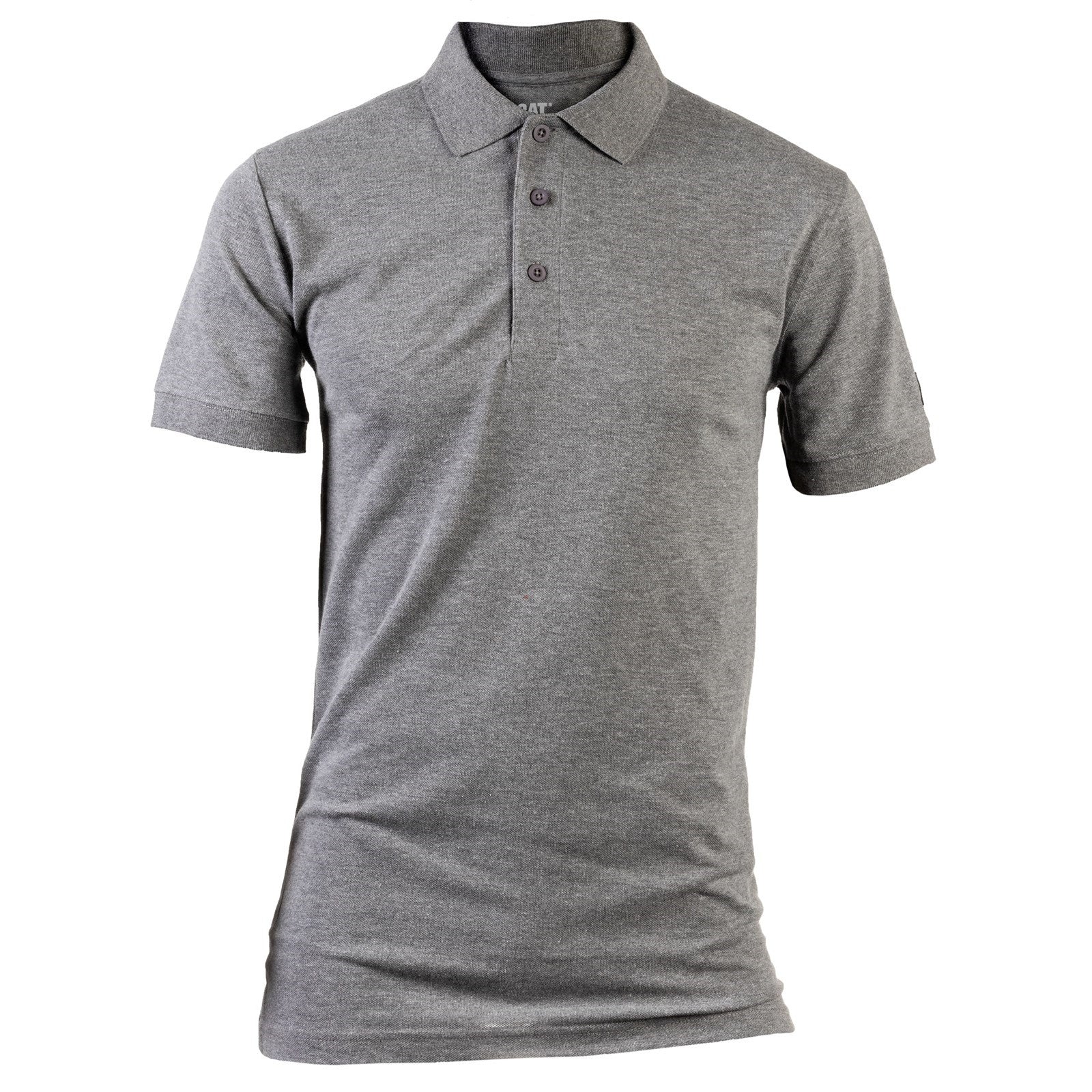 Caterpillar Essentials Polo Shirt Dark Heather Grey - Dark Grey (31163) - Work Polo Shirts