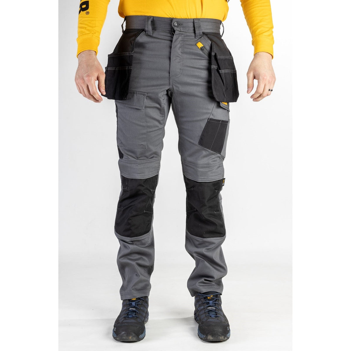 Caterpillar Stretch Pocket Trouser - Dark Shadow Black (31173) - Work Trousers