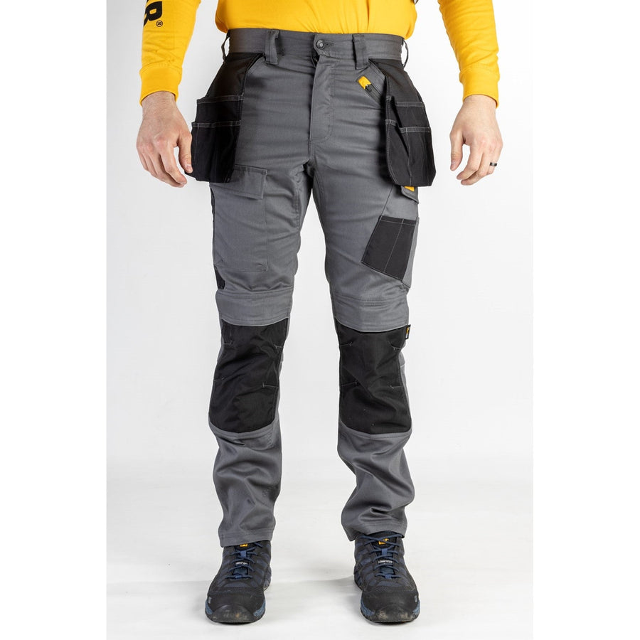 Caterpillar Stretch Pocket Trouser - Dark Shadow Black (31173)