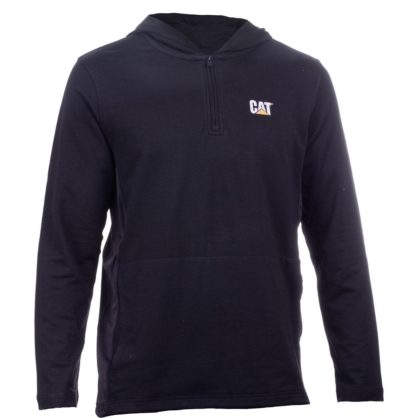 Caterpillar Coolmax Quarter Zip Hoodie Black (32526) - Work Sweatshirts
