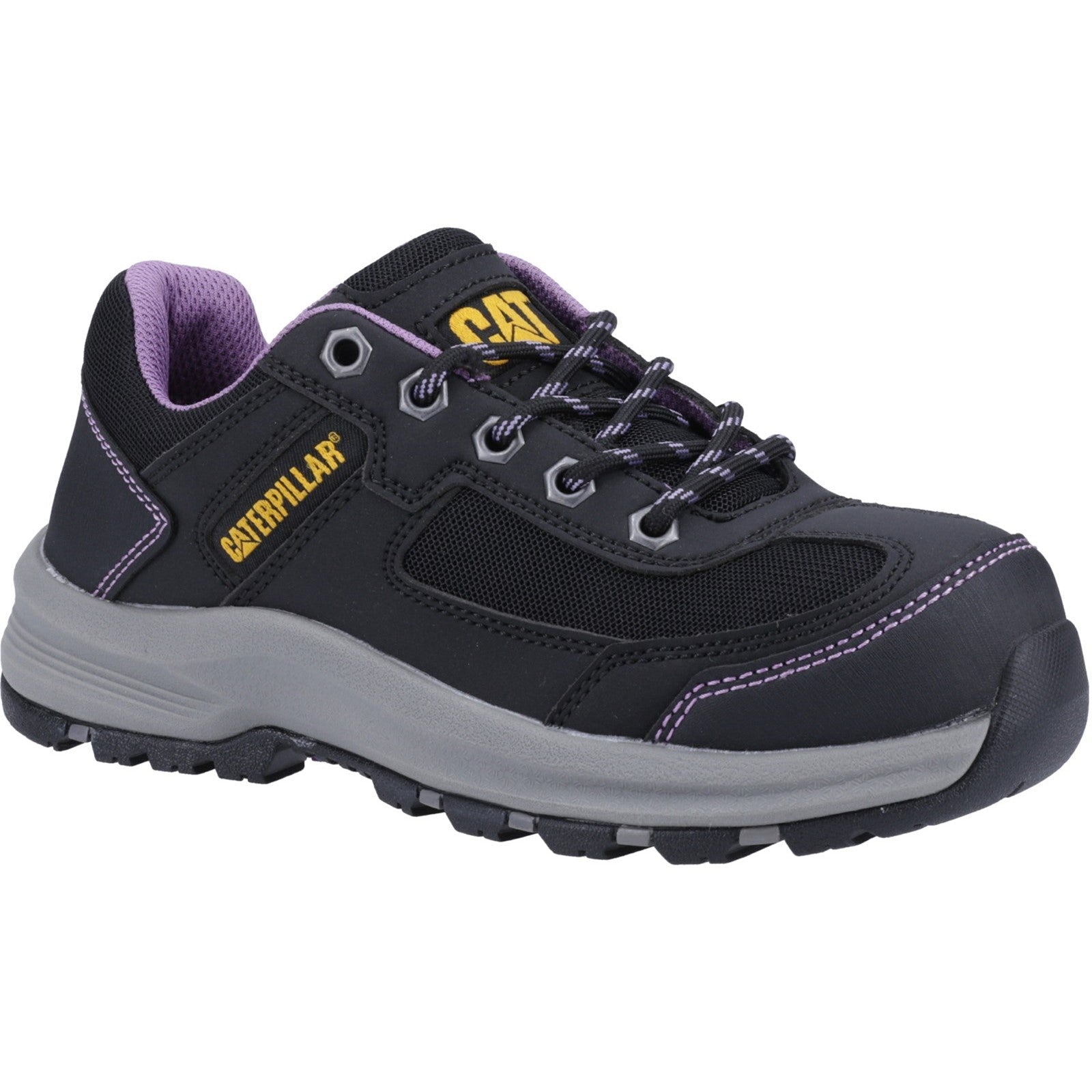 Caterpillar Elmore Work Shoe S1 Black/Lilac (34758) - Safety Shoes