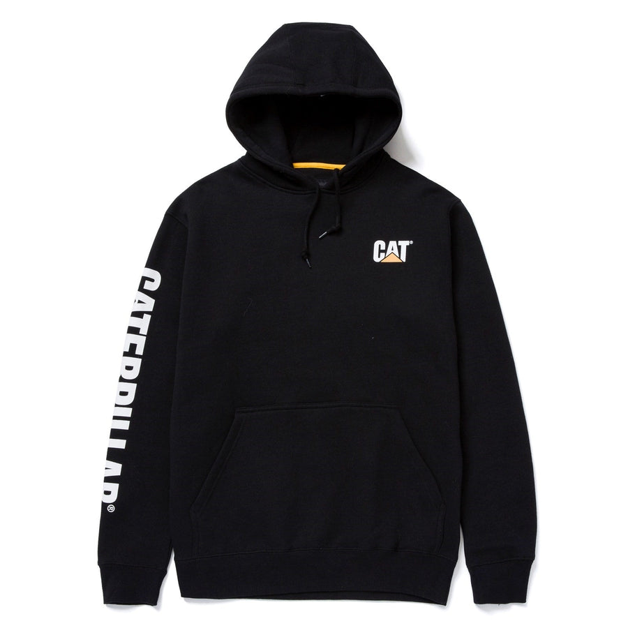Caterpillar Trademark Banner Hooded Sweatshirt Black (35871)