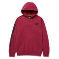 Caterpillar Trademark Banner Hooded Sweatshirt Brick (35871) - Work Sweatshirts