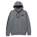 Caterpillar Trademark Banner Hooded Sweatshirt Dark Grey (35871) - Work Sweatshirts