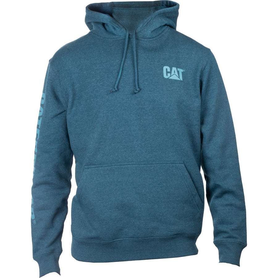 Caterpillar Trademark Banner Hooded Sweatshirt Mallard (35872)