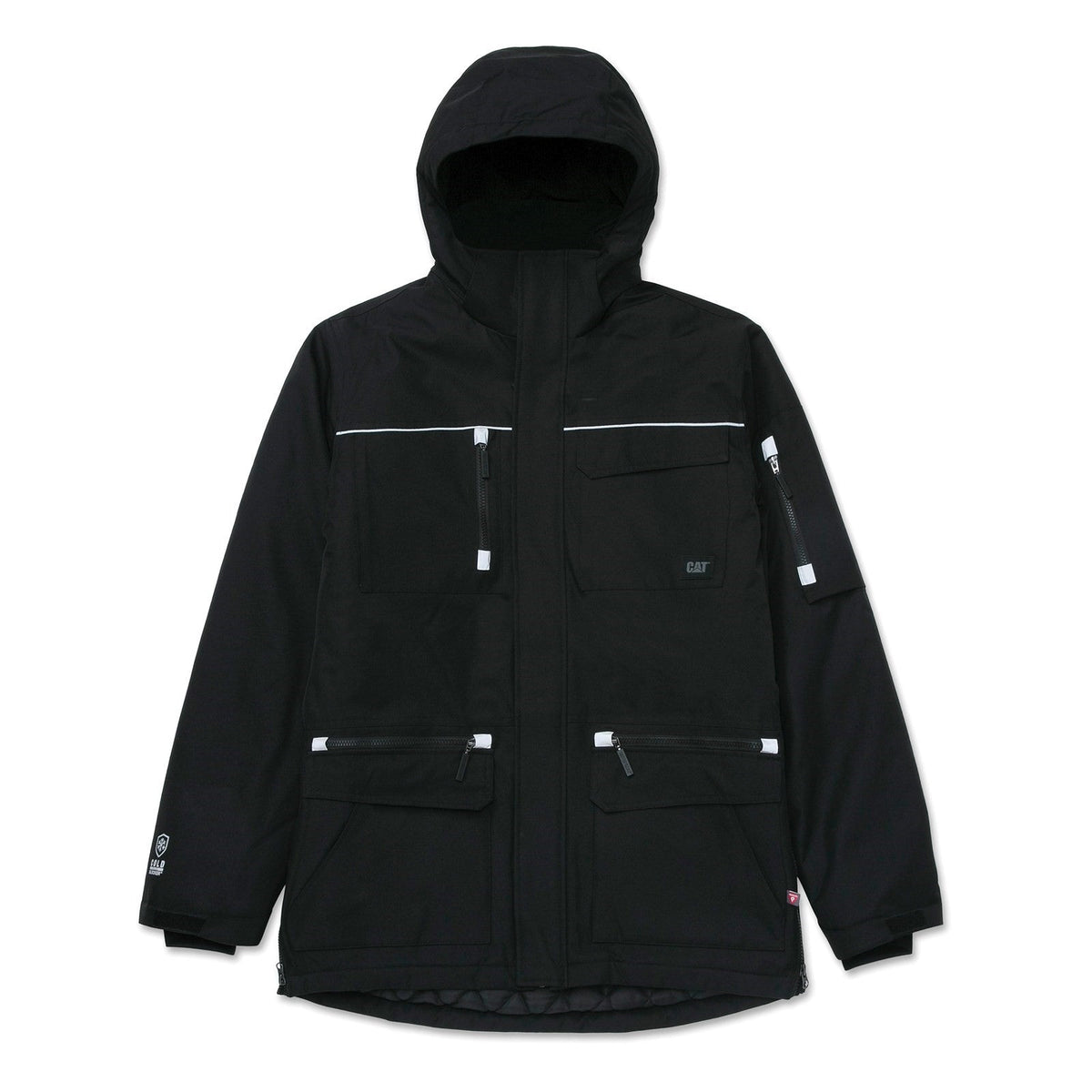 Caterpillar Insulated Work Parker Black (36113) - Work Jackets