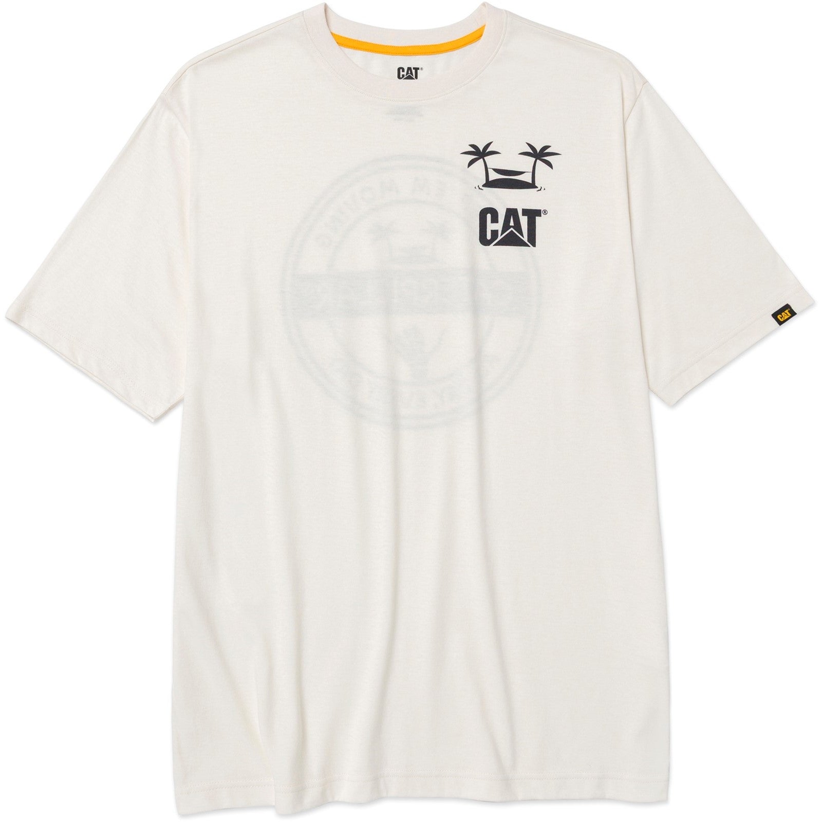 Caterpillar Graphic Tee Vanilla (36832) - Work T-Shirts