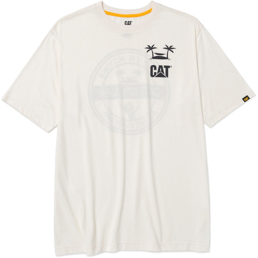 Caterpillar Graphic Tee Vanilla (36832)