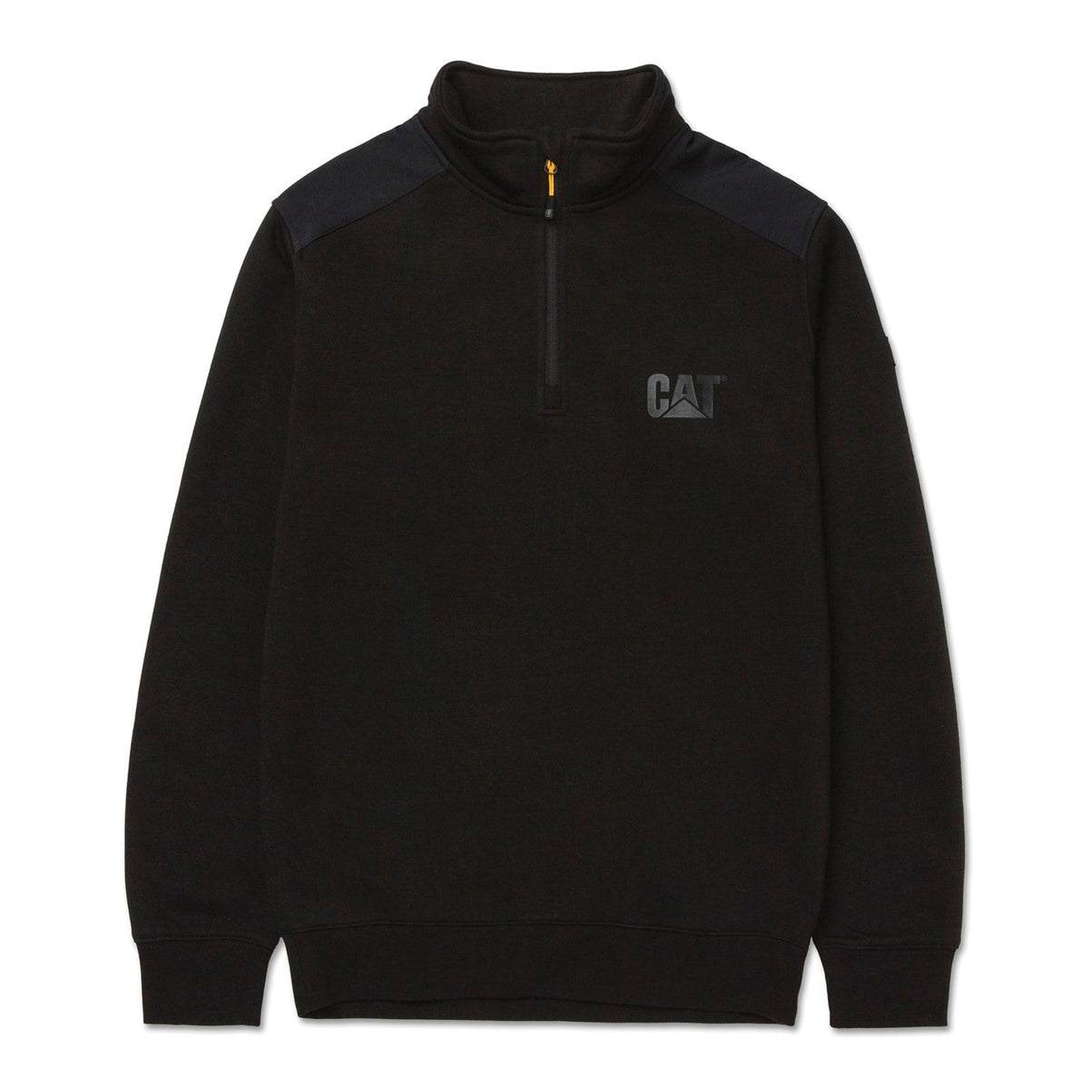 Caterpillar Essential 1/4 Zip Sweatshirt Black (36833) - Work Sweatshirts