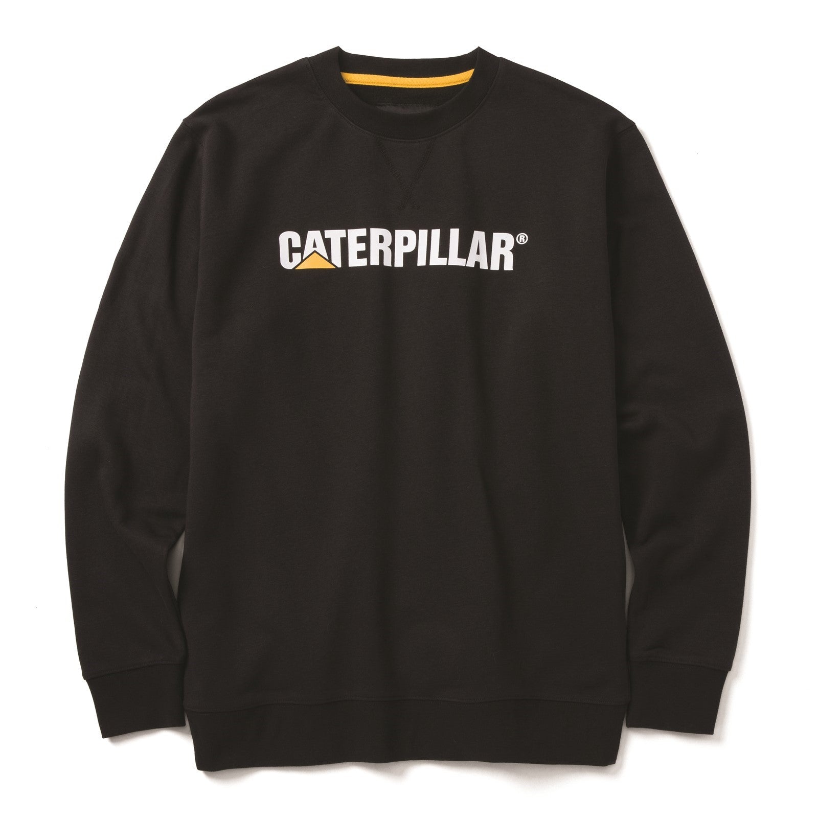 Caterpillar Midweight Crewneck Sweatshirt Black (38035) - Work Sweatshirts