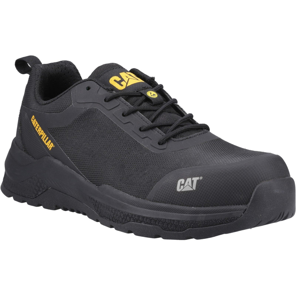 Caterpillar Inductor Mesh Low Safety Trainers Black (40801) - Safety Trainers