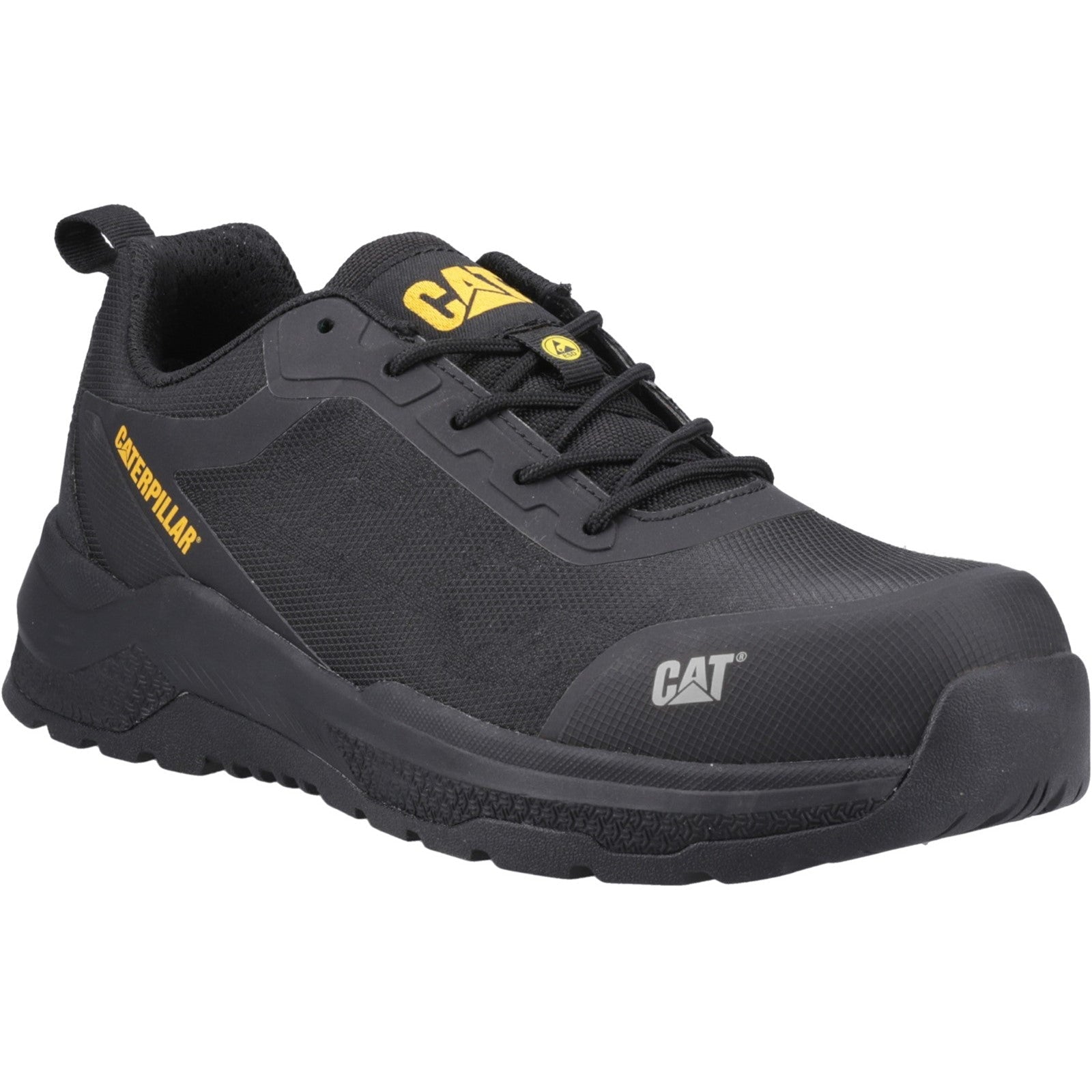 Caterpillar Inductor Mesh Low Safety Trainers Black (40801) - Safety Trainers