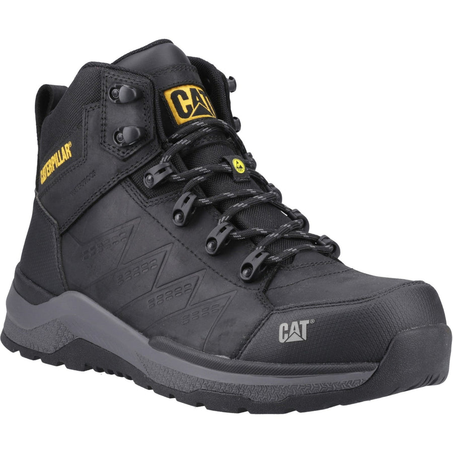 Caterpillar Inductor Leather Safety Boots Black (40807)