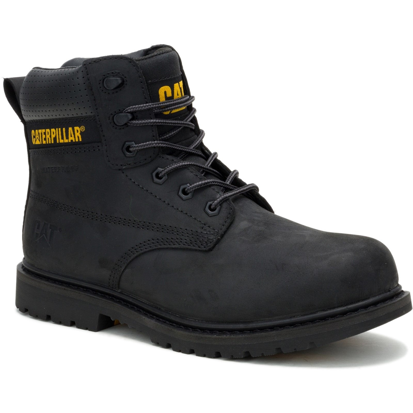 Caterpillar Silva Lace up Occupational Work Boots Black (42124) - Occupational Footwear