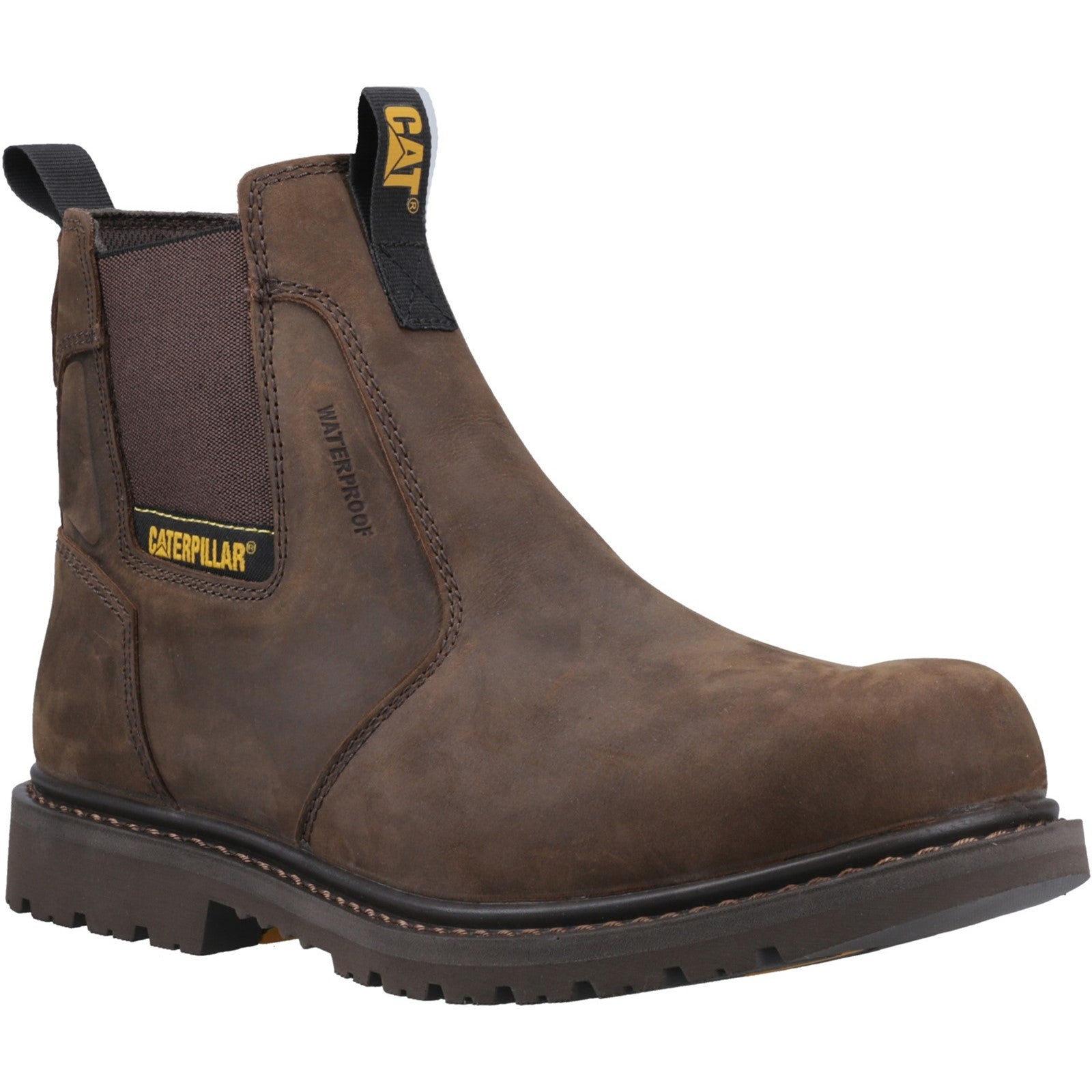 Caterpillar Ager Dealer Occupational Work Boots Brown (42162) - Occupational Footwear