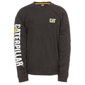 Caterpillar Trademark Banner Long Sleeve T-Shirt Black (9036) - Work T-Shirts