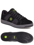 Apache Kick Black Suede Cupsole Safety Trainer S1P - Safety Trainer