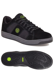 Apache Kick Black Suede Cupsole Safety Trainer S1P - Safety Trainer