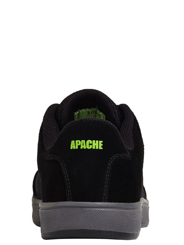 Apache Kick Black Suede Cupsole Safety Trainer S1P - Safety Trainer