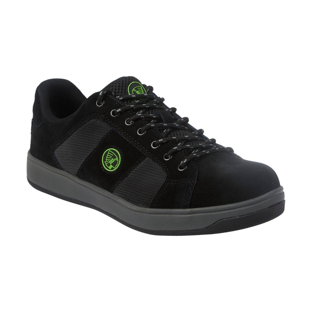 Apache Kick Black Suede Cupsole Safety Trainer S1P - Safety Trainer