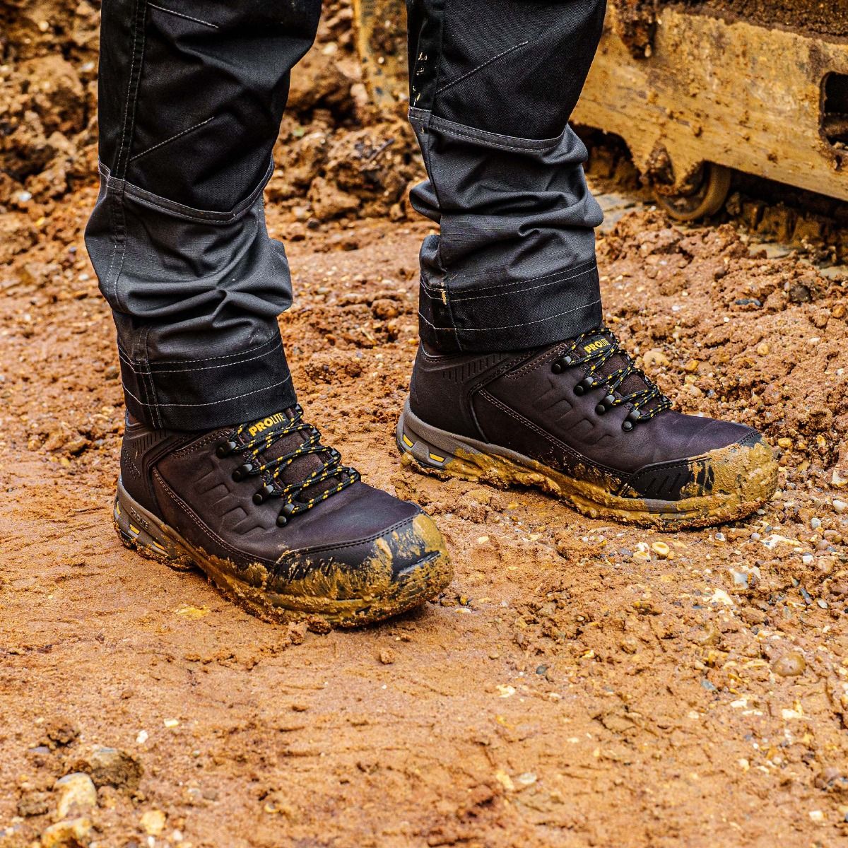 DeWalt Kirksville Brown ProLite Waterproof Safety Boot, Aluminium Toe Cap, Composite Midsole S7S - Safety Boot