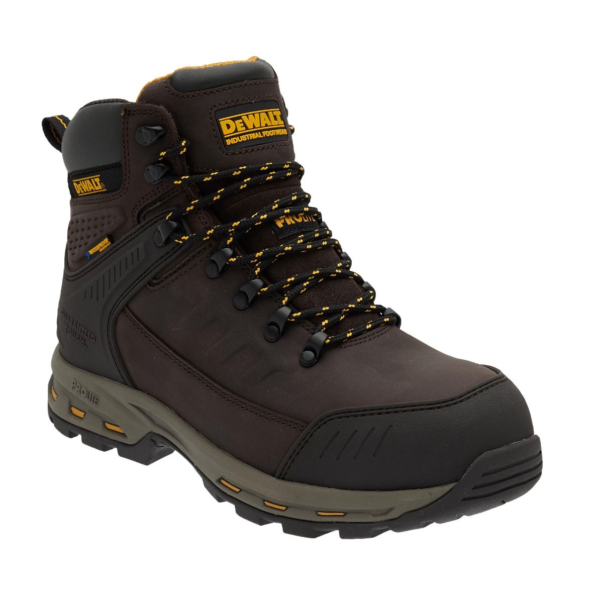 DeWalt Kirksville Brown ProLite Waterproof Safety Boot, Aluminium Toe Cap, Composite Midsole S7S - Safety Boot