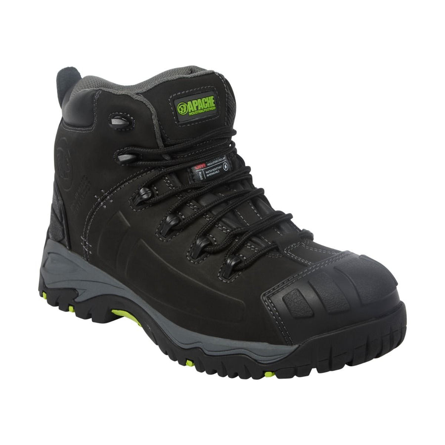 Apache Mercury Black Non-Metallic Waterproof Safety Boot S7L
