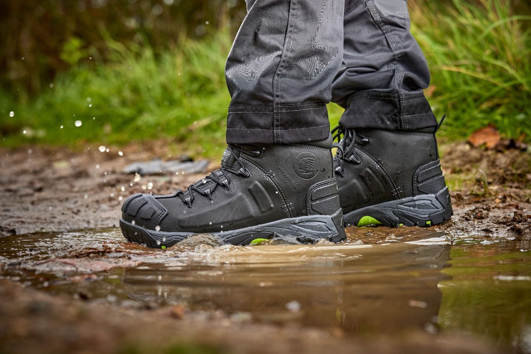 Apache Mercury Black Non-Metallic Waterproof Safety Boot S7L - Safety Boot