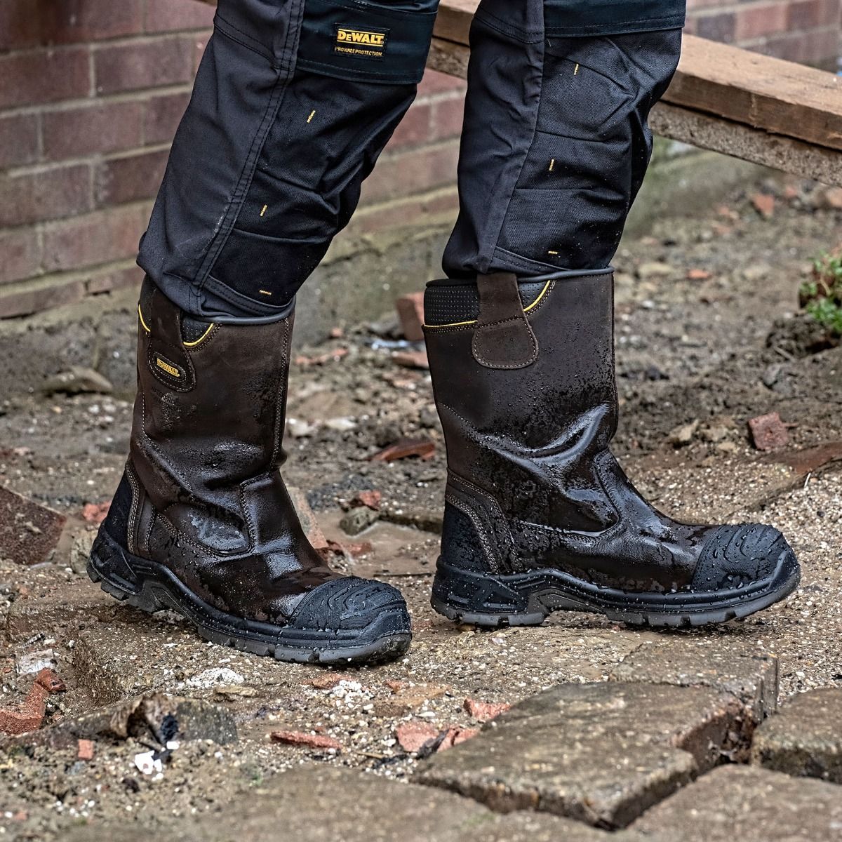 DeWalt Millington Non-Metallic, Lightweight, Waterproof Rigger Boot S7S - Safety Boot