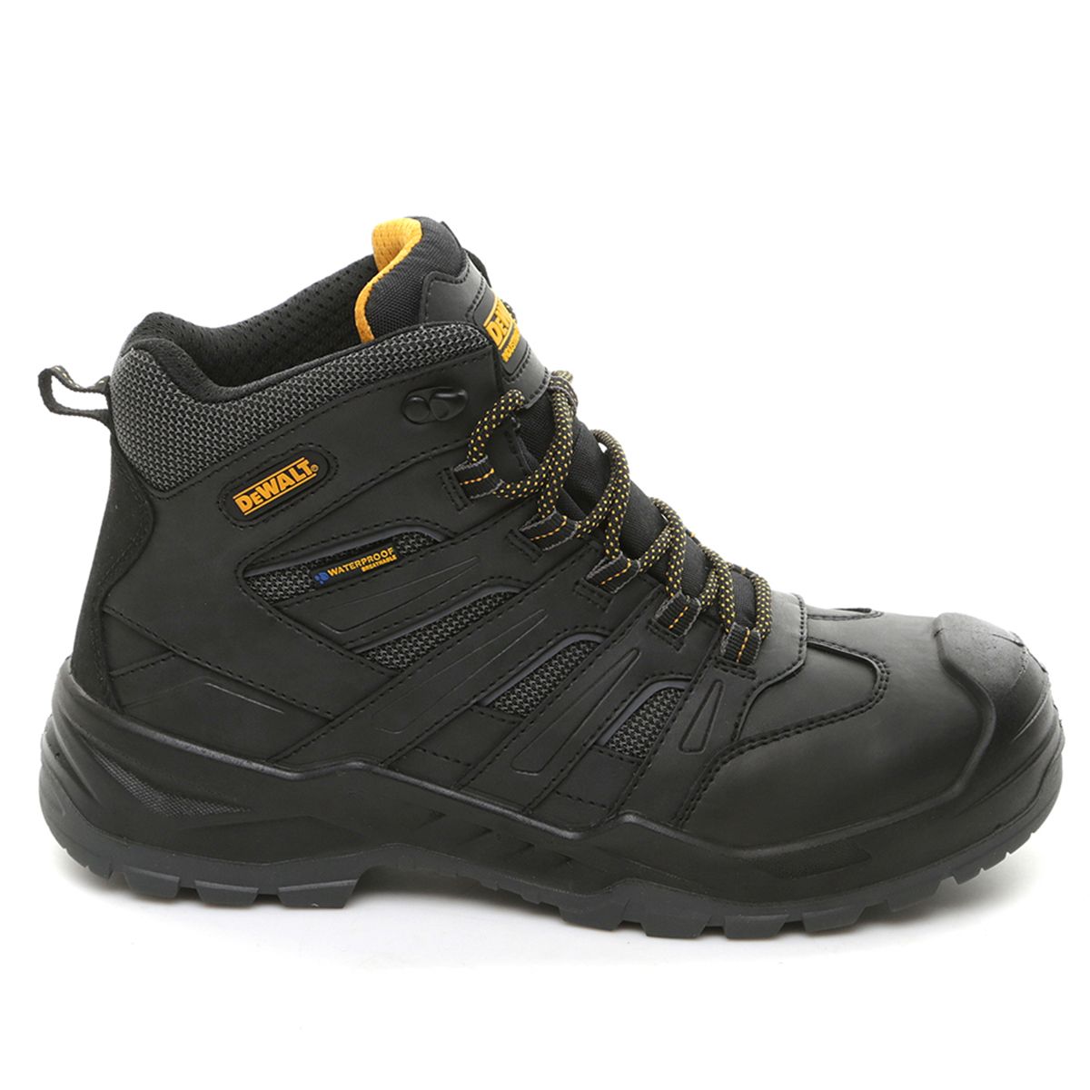 DeWalt Murray Black Waterproof Safety Boot, PU/Rubber, S7 SR SC FO HRO LG - Safety Boot