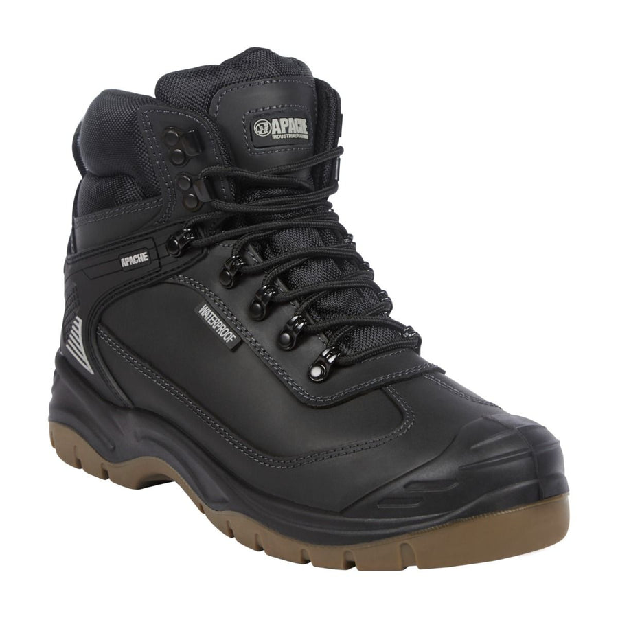 Apache Ranger Black S3WR Black Waterproof Safety Hiker S7