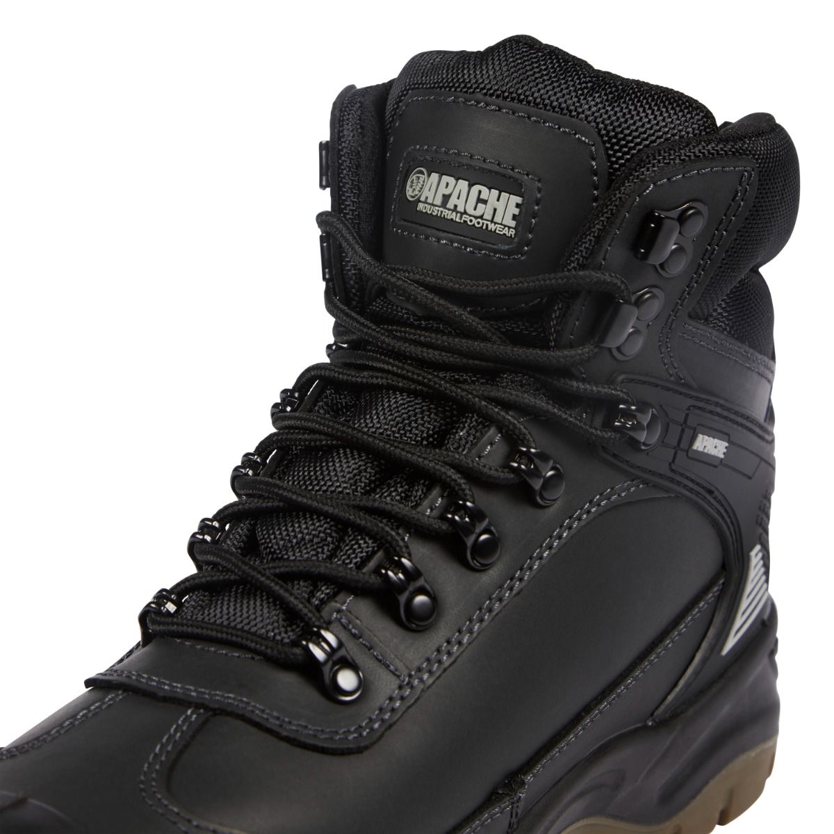 Apache Ranger Black S3WR Black Waterproof Safety Hiker S7 - Safety Boot
