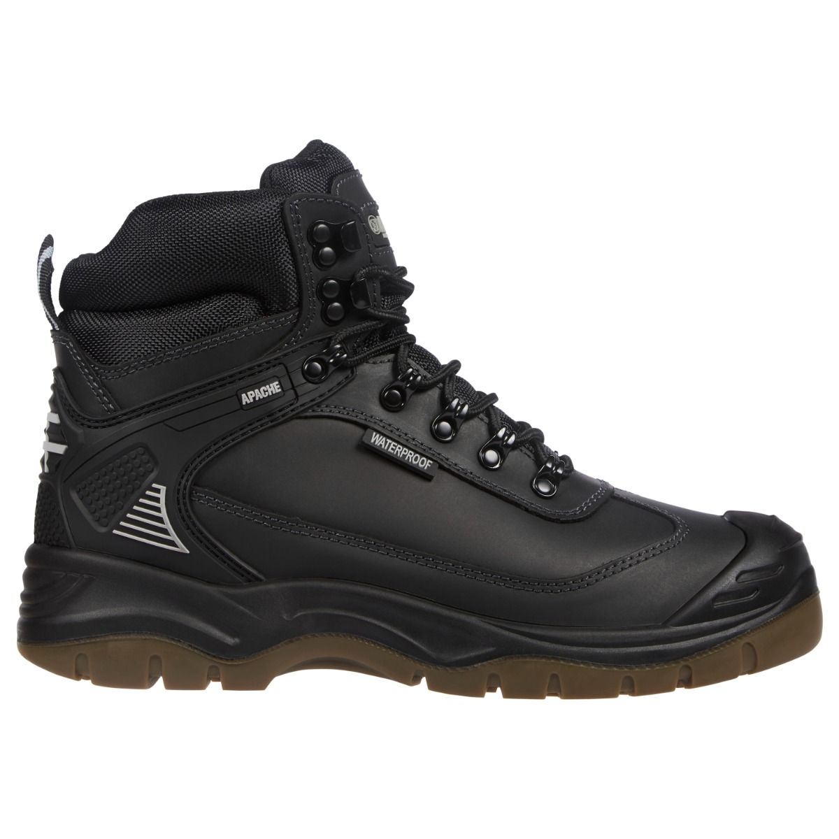 Apache Ranger Black S3WR Black Waterproof Safety Hiker S7 - Safety Boot