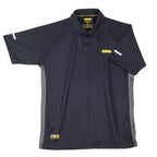 DeWalt Rutland Black/Grey Moisture Wicking Polo Shirt - Work Polo Shirt