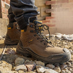 DeWalt Steelforge Palm Brown Non-Metallic Waterproof Safety Boot S7S - Safety Boot