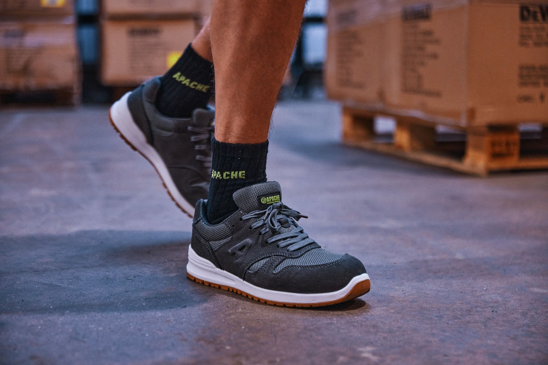 Apache Winnipeg Suede Safety Trainer S1 - Safety Trainer